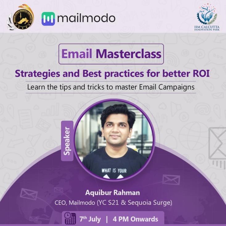 An email masterclass on “Strategies and Best practices for better ROI”