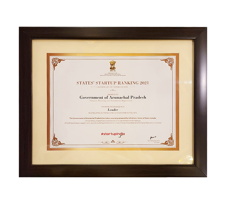 ‘LEADER’ in State Start-up Ranking 2021